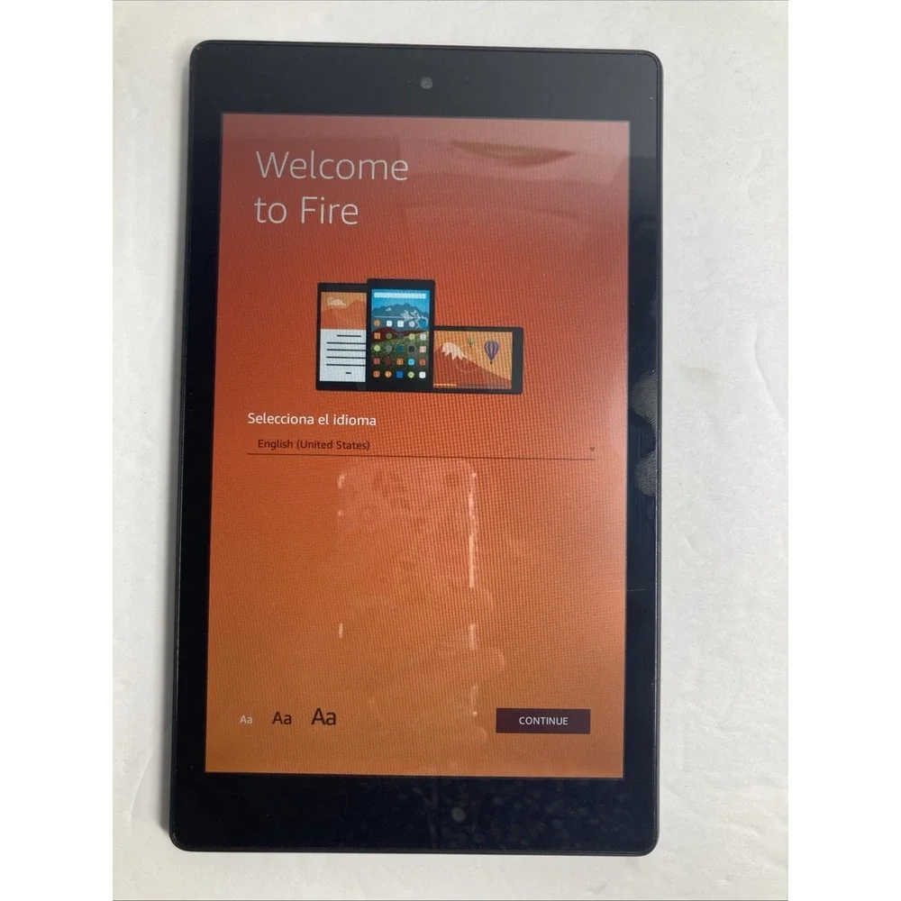 Amazon Fire HD 8 (7th Generation) 16GB Wi-Fi Black Reset Tested